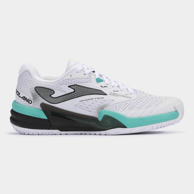 PANTOFI DE TENIS ROLAND ALB-NEGRU