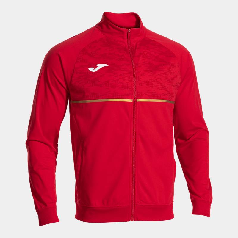 BLUZA DE TRENING CU FERMOAR JOMA RECORD III ROSU