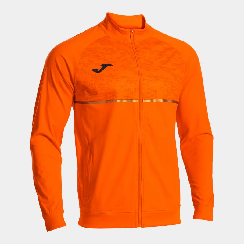 BLUZA DE TRENING CU FERMOAR JOMA RECORD III PORTOCALIU